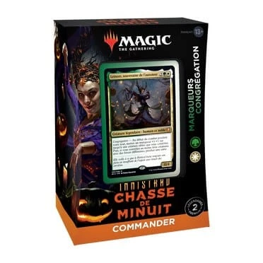 Magic The Gathering – Innistrad Chasse De Nuit Commander Deck Marqueurs Et Congrégation