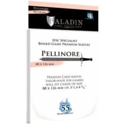 Sleeves Transparents 88 X 126MM 55P Paladin Pellinore