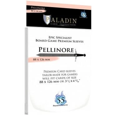Sleeves Transparents 88 X 126MM 55P Paladin Pellinore
