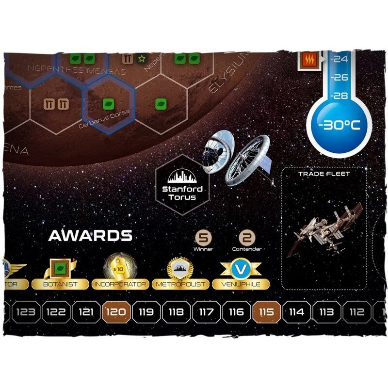 Playmat – Terraforming Mars Utopia Planitia VF – Image 4