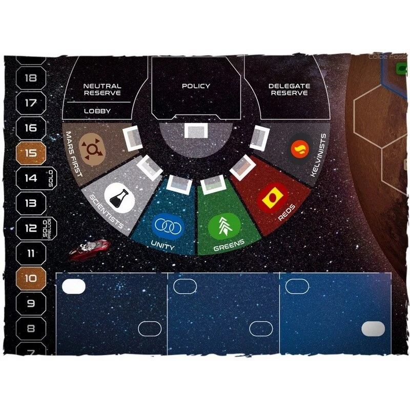 Playmat – Terraforming Mars Utopia Planitia VF – Image 3