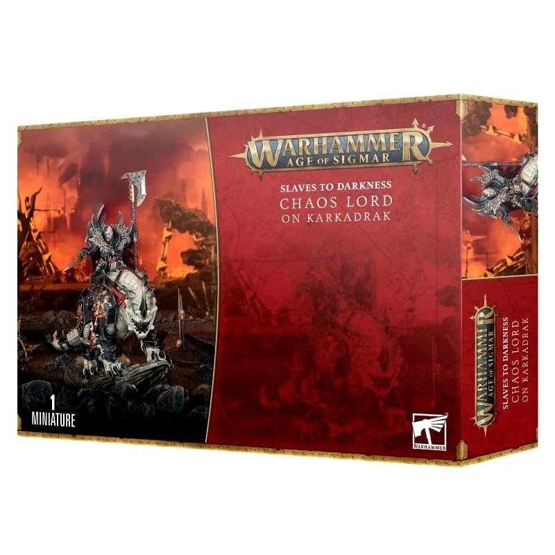 Slaves To Darkness Chaos Lord On Karkadrak – Image 2