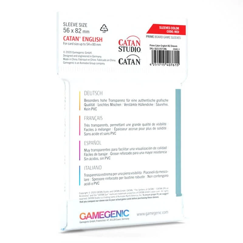 Sleeves Transparents 56 X 82MM 60P – Image 2