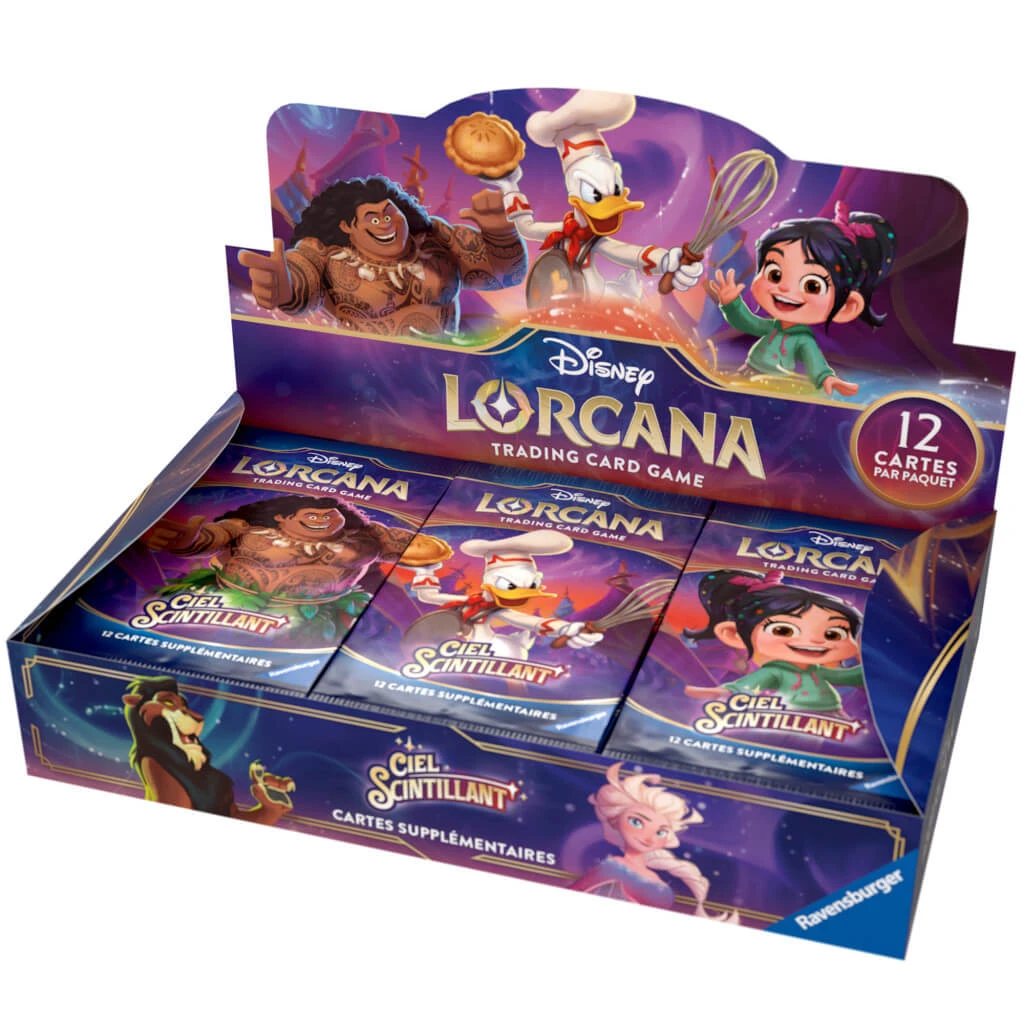 Disney Lorcana – Display 24 Boosters Chapitre 5 Ciel Scintillant